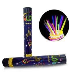 WP WANNA PARTY Kids Glow Sticks Bulk Party Supplies 50 Pack 8 Inch Glow in The Dark Sticks,Light Up Party Favors. Neon Glow Bracelets&Glow Necklaces with Connectors. Glow Party Decorations,Multicolor image 3