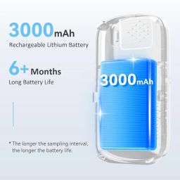 INKBIRD Indoor Air Quality Monitor IAM-O2, Temperature and Humidity Monitor, 3 in 1 CO2 Detector, Dual Alarm System, for Home, School, Office, Recreation Vehicles image 5