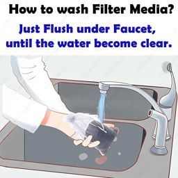 Aquarium Filter Media | Improved Water Quality and Healthy Fish Tanks | Providing a Multi-Faceted Approach to Aquarium Filtration (450g Pack of 1, 6 in 1 Filter Media) image 1