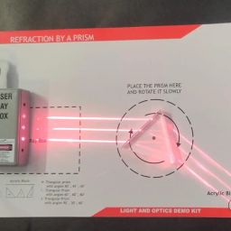 SMEI Light and Optics Demo kit - Observe Concept of Optics- Reflection, Refraction, Total Internal Reflection, Convergence, Divergence of Light Beam | Physics for Class 7-12 image 3