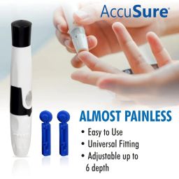 AccuSure Blood Glucose Monitoring System Test Strips, 25 Count (Multi Color) image 2