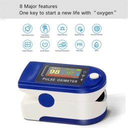 Pulse Oximeter with Oxygen Saturation Monitor, Heart Rate monitor and SpO2 Levels Oxygen Meter with LED Display Pulsometer fingertip oxygen meter With 12 Months warranty. image 3