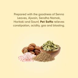 Pet Saffa Granules | Natural Laxative | Constipation Relief | Relief from disgetive problems like Acidity, Gas & Bloating - 200g (Pack of 2) image 2