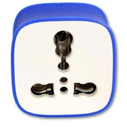 16 amp Socket Adaptor for 5amp to 15amp Converter Plug Use 16amp Devices in 6amp Normal Indian Socket-Blue image 1
