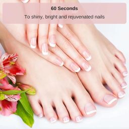 TRITON Professional 2 in 1 Nail High Shiner Polisher Buffer Sand Filer Smooth n Soft Manicure n Pedicure Buffing Tool With Finger Grip image 1
