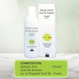 SALVE Cosalic Coal Tar & Salicylic Acid Shampoo For Dry Itchy Scaly & Flaky Scalp Minimizes Dandruff And Dry Scalp Conditions- 200 Ml image 1