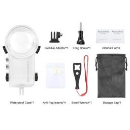 Invisible Underwater 50M Dive Case Compatible with Insta360 X4 Camera – Waterproof Protective Housing for 360° Shooting, Durable & High-Performance Camera Accessories image 5