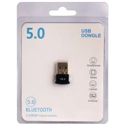 USB Bluetooth Adapter for PC, 5.0 Bluetooth Dongle Receiver Supports Windows 10/8.1/7 for Desktop, Laptop, Mouse, Keyboard, Printers, Headsets, Speakers, PS4/ Xbox Controllers image 1