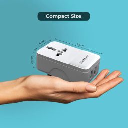 Embox Multi Plug Adapter 1 Universal Socket and USB Adapter with 2 USB Ports multiplug sockets with 3.4A Output Adapter Plug Socket to Charge Mobile Phones, laptops and cams image 4