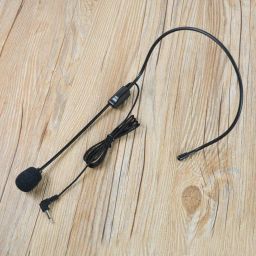 Adjustable Wired Microphone Standard Sound Quality Comfortable Behind The Neck Microphone for YouTube, Lecture, Teaching, Voice Recording, Neck Mic for Mobile, PC & Laptop image 2