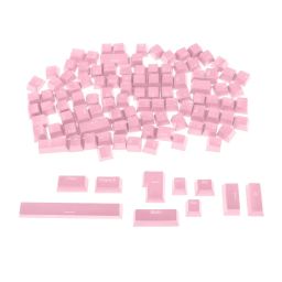 Loom Tree 108-Key ABS Translucent Keycaps Key Cap for Mechanical Keyboard Pink Keyboards, Mice & Pointers | Keyboards & Keypads image 1