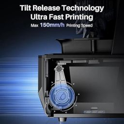 wol 3d ELEGOO Saturn 4 Ultra 16K Resin 3D Printer, Fast Printing up to 150mm/h, 16K Ultra High Resolution, Automatic Leveling, Smart Mechanical Sensor, AI Camera, Large Printing Size 211.68*118.37*220mm³ image 5