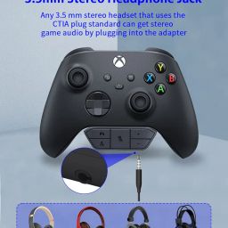 AOLION Xbox Controller Headset Adapter for Xbox One/One S/X/Elite 1/Elite2/Series S/X Controller - Game Sound & Voice Chat image 3