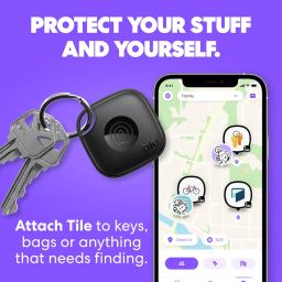 Tile by Life360 Essentials (2024) - Bluetooth Trackers & Item Locators for Keys, Wallets, Remotes & More; Easily Find All Your Things. Both iOS and Android Compatible. 4-Pack (Mates/Slim/Sticker) image 1