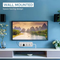 Lapcare Smart Surge Protector with Individual Switch, 250 Volts Extension Board, 3AC Socket 2500W, PD 20w & 2xUSB, 1.5M Copper Cord, Overload Protection, Safety Shutter, Durable PP Body image 4