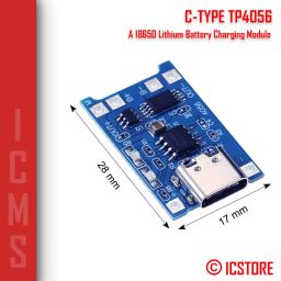 DIY Type C TP4056 / TP 4056 / TPA4056 DC Charging, 18650 3.7v Lipo, Lithium Ion Battery Charging Module Board Kit with BMS for Portable Computer, Electronics, Car/Motorcycle - Pack of 5 image 4