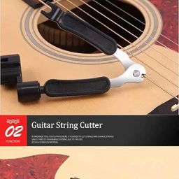 JUAREZ JRSW200WH 3-In-1 Guitar String Winder And Cutter,Multifunctional Guitar String Pin Puller,Guitar Repairing and Adjustment Tool, White image 2