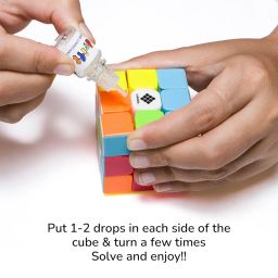 Cubelelo Drift Warrior 3x3 & Premium Cube Lubricant Combo | Speed Cube Set for Fast, Smooth, Professional Solving | Ultimate Kit for All Your Speedcubing Needs Multicolor for Kids, Adults All Ages image 1