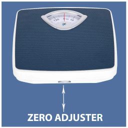 Analog Weight Machine For Human Body, Capacity 120Kg Mechanical Manual Analog Weighing Scale (Black) image 2