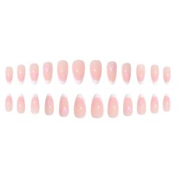 Buddy Jelly Trends 24pcs Stick-on Nails set, with Easy Glue Tab application, Nails are Reusable & Unbreakable (Y-14) image 4