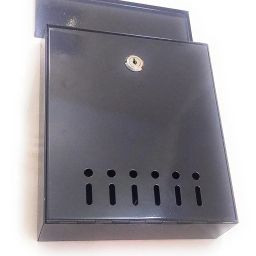 ATCO Letter Box with Flap/Mail Box/Post Box M.S Powder Coated Gray with an Extra Key, A004, Standard image 5