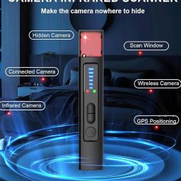 Hidden Camera Detector, Camera Detectors Black Hidden Camera Detector Device Suitable for Privacy Protection Office Inspection Rental Home Check Changing Room Scan image 5