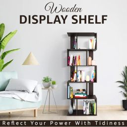 ESTANTERIA Cube ESCHELLE Engineered Wood Multipurpose Book Shelf, Display Rack (Wenge) image 3