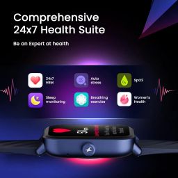 Fastrack Limitless Glide Smart Watch, Advanced UltraVU HD Display, SingleSync BT Calling, Advance Chipset, 85+ Sports Modes & Smartwatch Faces, AI Voice Assistant, 24 * 7 Health Suite, IP67 (Teal) image 3