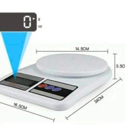 IONIX Weighing Machine for Food | Capacity 10Kg | Weight Machine for Kitchen, Weighing Scale, Kitchen Scale for Home, Shop & Personal Weight Measurement with LCD Display & 2AA Battery included image 1