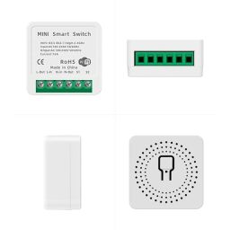 Suraksha Security Systems16A Smart Wireless WIFI Switch Compatible with Alexa, Google home and Smart life app, White, Pack of 1 image 1
