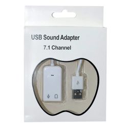 USB Sound Card | External Stereo Sound Card with 3.5 mm Headphone and Microphone Socket | 7.1 Channel Audio Adapter for PC, Laptop, Mobile image 5