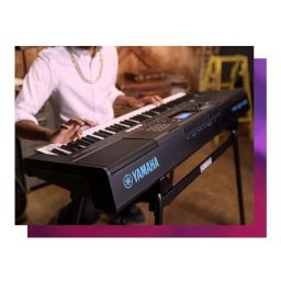 Yamaha, 76-Key Touch-Sensitive Advanced Portable Keyboard with Power Adapter (PSREW425) image 3