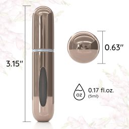 Mo4travel Mini Travel Perfume Atomizer Set of 3 - Portable Refillable Bottle for Outdoor and Traveling image 4