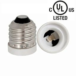 YI Lighting - UL-Listed - E26/E27 to E17 Socket, Medium Edison Screw for Intermediate E17 Fan Screw Bulb Adapter Converter Socket Reducer image 3