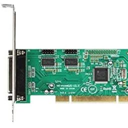 ATEVON 2 x DB9 (Serial, RS232) & 1x DB25 (LPT1, Parallel) Ports PCI Card with Chipset image 1