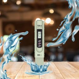 HM Digital TDS3 TDS-3 Pocket TDS Meter Water Tester Meter with Leather Carry Case and Temperature Display image 4