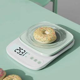 CPENSUS Weighing machine for food Kitchen weight scale home Digital scale LCD 10KG High precision compact design image 2