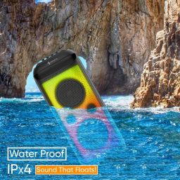 SHARK Sonic Pro Plastic Speaker with Dynamic Design and Crisp Sound, Suitable for Indoor and Outdoor Use with Multiple Connectivity Options image 2