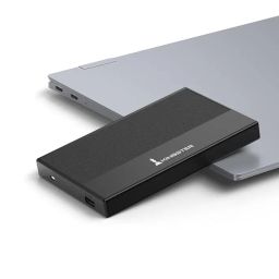 KINGSTER'S Ultra Slim Portable External Hard Drive HDD USB 3.0 for PC Laptop Mac PS4 Xbox One Android Linux Plug and Play High-Speed Data Transfer 2.5 Inch External Hard Disk Drive (Black, 1, TB) image 2