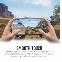 SupCares Military-Grade Gorilla Tempered Glass Screen Protector for iPhone 16 and 15 (6.1 Inch) With Installation Kit | Edge to Edge Coverage | Black image 3