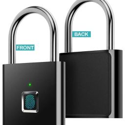 Dangfly Smart Biometric Fingerprint Padlock – Keyless Security Lock with Up to 10 Fingerprint Storage, Rechargeable Battery & LED Indicator, Durable Waterproof Metal Design for Home image 5