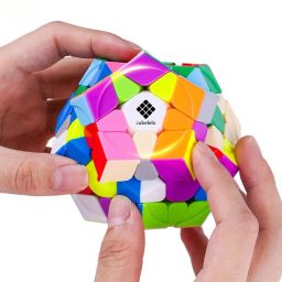 Cubelelo Drift Megaminx v2 Cube (2024 New Improved Version) | 12-Sided Fun and Challenging Puzzle with Ridge Design | Smooth Turning Dodecahedron | Perfect for Speed-Cubing | Ideal for Kids & Adults image 1