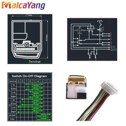 Malcayang Power Auto Rear Mirror Folding Switch with Wire Harness 84872-52040 for Toyota Vios Rav4 Camry Scion Lexus image 5
