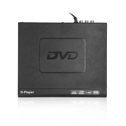 Home 1080P High Denifition TV DVD Player Portable VCD MP3 MPEG Viewer with Power-Off Memory Function-Layfoo, Multicolor, EU Plug image 3