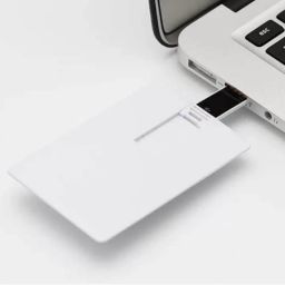 Plain Credit Card Type Shape Pendrive 32 GB USB Flash Drive for Computers/Laptops/LED/Mobile-32 GB(White) image 1