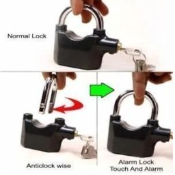 Elevea 𝟏𝟓 𝐘𝐞𝐚𝐫𝐬 𝐖𝐚𝐫𝐫𝐚𝐧𝐭𝐲 Security Alarm Lock with Motion Sensor, Loud Alarm System antitheft Technology Alarm Lock for Home, Cycle and Bicycle. image 4