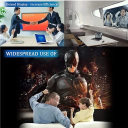Usb To Vga Adapter,Usb 3.0/2.0 To Vga Adapter Multi-Display Video Converter- Pc Laptop Windows 7/8/8.1/10,Desktop,Laptop,Pc,Monitor,Projector,Hdtv,Chromebook. No Need Cd Driver. (Black) image 5