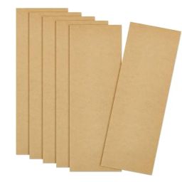 MDF Rectangle Board Sheets (15 inch x 5 inch x 2 mm Thick), Pack of 5 Rectangular MDF Boards for Art and Craft Wood MDF Sheets for Craft Work, DIY MDF Cutouts image 4