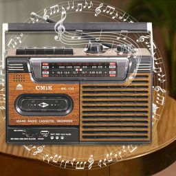 BNF®Cassette Player Multifunctional Tape Player for Music Home Language Learning|Consumer Electronics | Personal Cassette Players|1 Cassette Player image 2