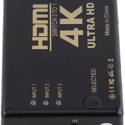SANCY 3-Port HDMI Switch 3-in 1-Out with Remote Control & Power Adapter – Full HD 1080P, 3D Support – HDMI Selector for Blu-ray, PS4, PS3, PVR, Netflix, Kodi, and Streaming Devices image 3